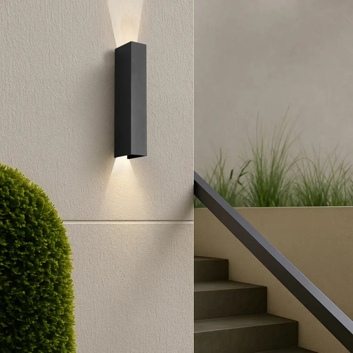 RYLAND: Exterior Up/Down LED Wall Light (Available in Brass & Black)