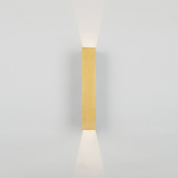 RYLAND: Exterior Up/Down LED Wall Light (Available in Brass & Black)