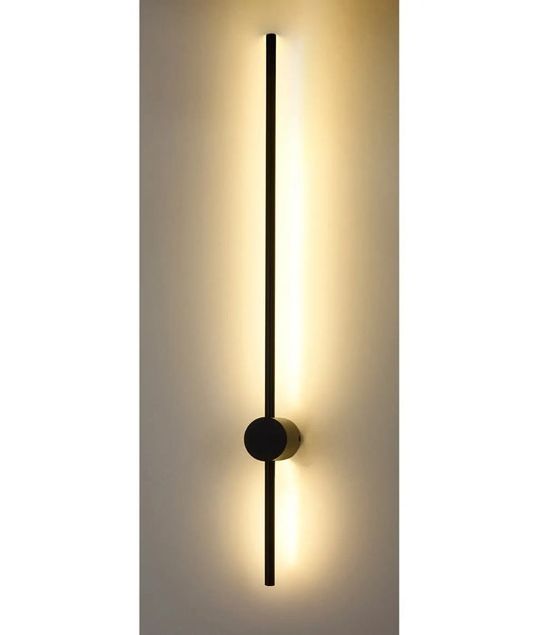 SABER: Minimalist Linear Dual-CCT LED Interior Wall Lights (Black & White)