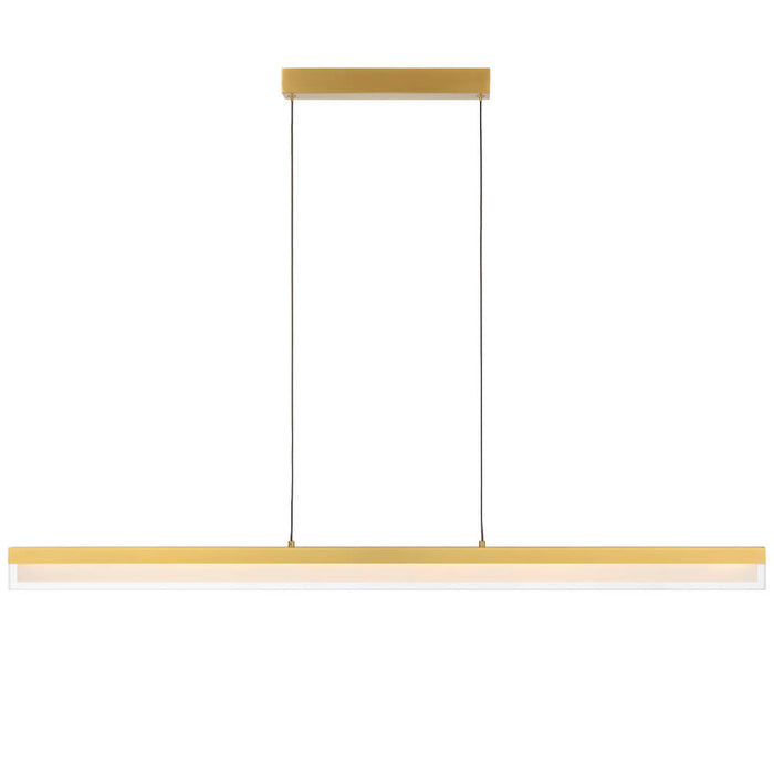 SALAS: 30W Linear LED Pendant Light (Available in Brass, Gold and Grey)