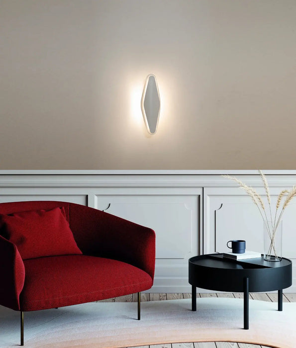 SANTIAGO: City Series Dimmable LED Tri-CCT Interior Oval Wall Light