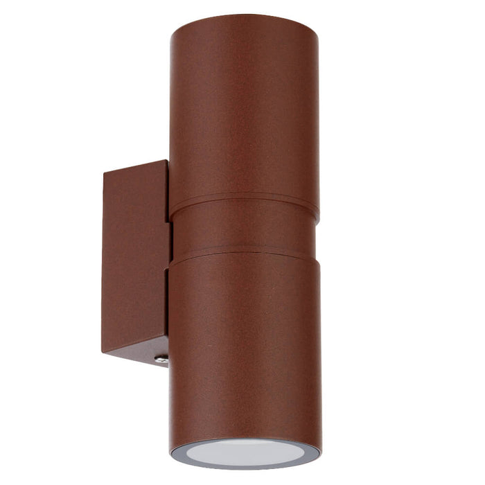 SARNEL: Exterior Up/Down Wall Light (Available in Brass & Rust)
