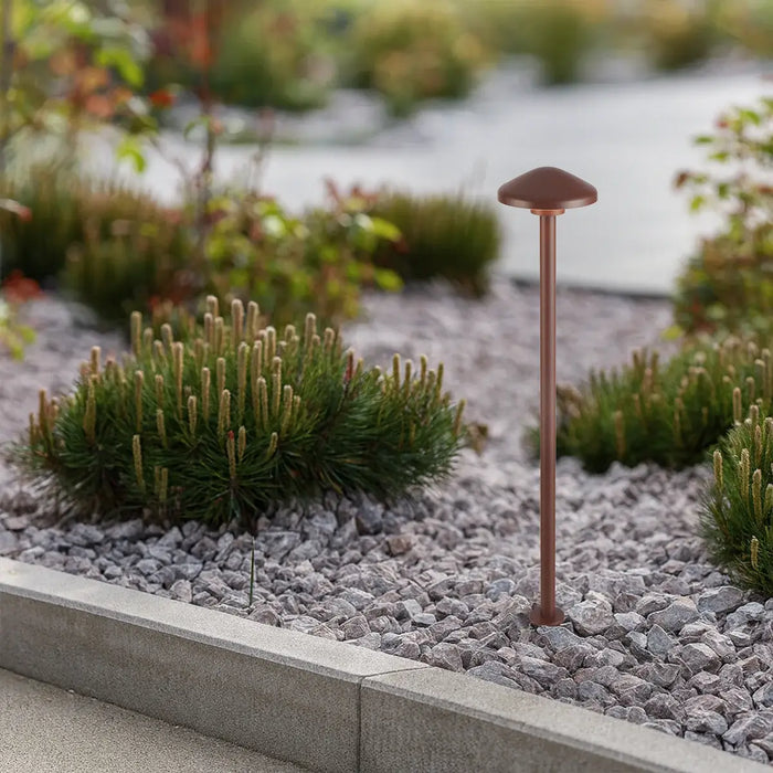 SCAPE: 24V Exterior LED Garden Spike Light (Available in Rust, Green & Black)