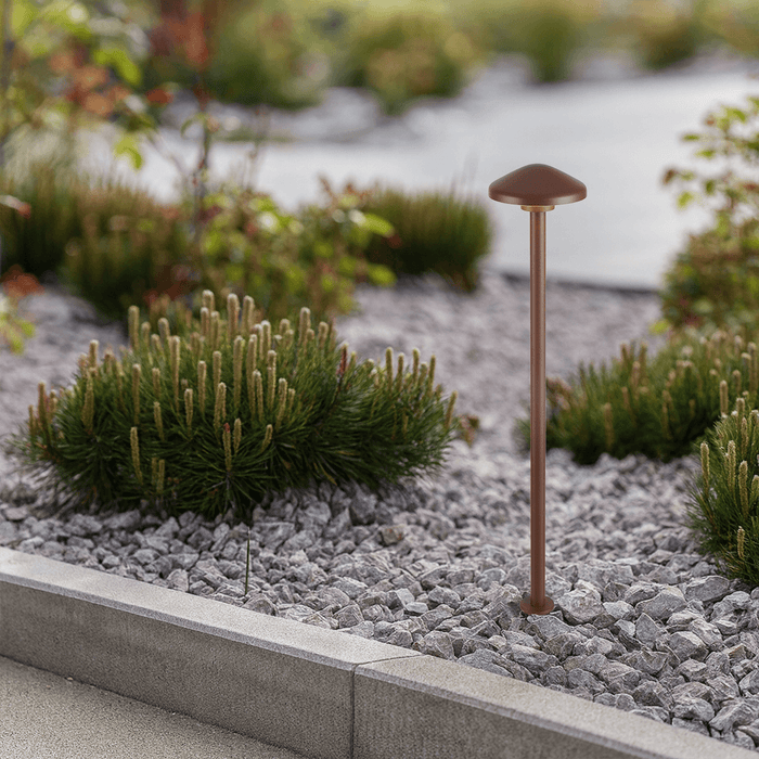 SCAPE: 24V Exterior LED Garden Spike Light (Available in Rust, Green & Black)