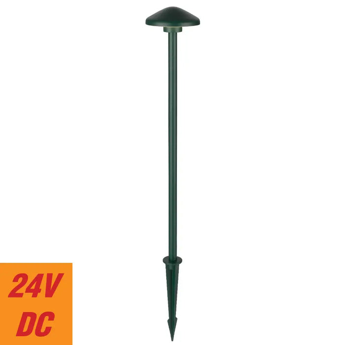 SCAPE: 24V Exterior LED Garden Spike Light (Available in Rust, Green & Black)