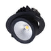 Domus SCOOP-25: Round 25W LED CCT Dimmable Recessed Downlights with 45° Tilt Function (avail in Black and White)