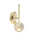 Telbix SEGOVIA: Elegant Glass Interior Wall Light (Available in Chrome and Gold)