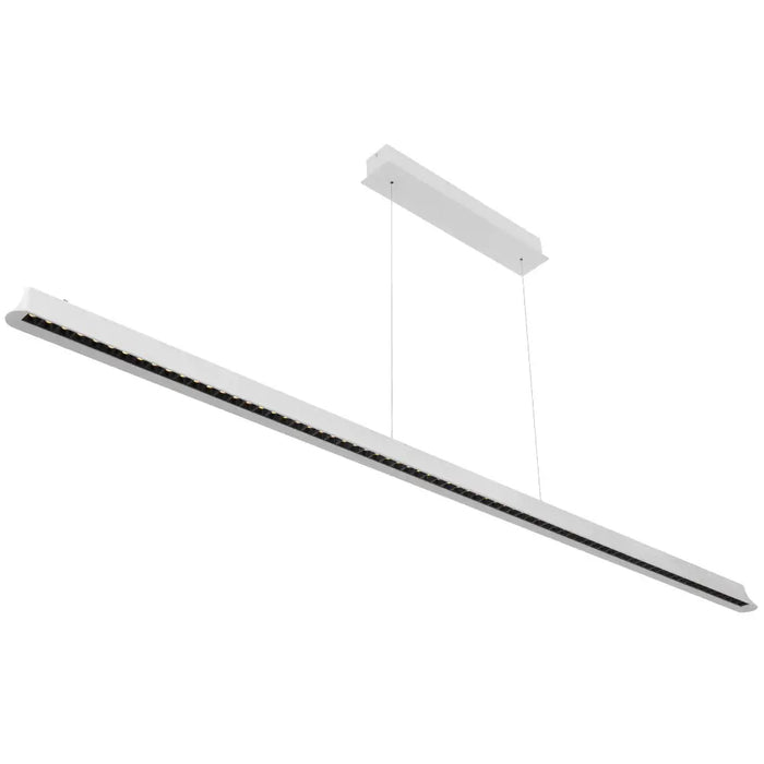 Telbix SERDA: White 3CCT Contemporary Design Linear LED Pendant Light