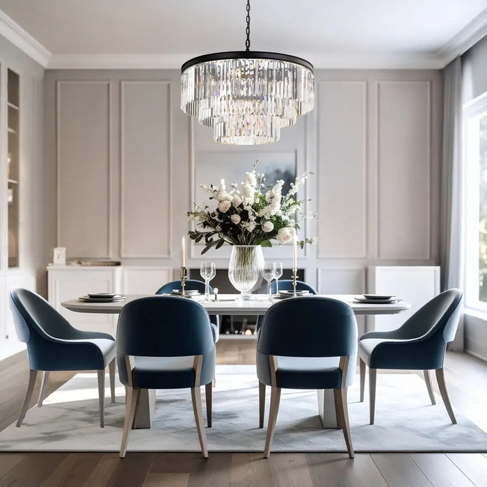 SERENE: 16 Light Crystal Pendant Light