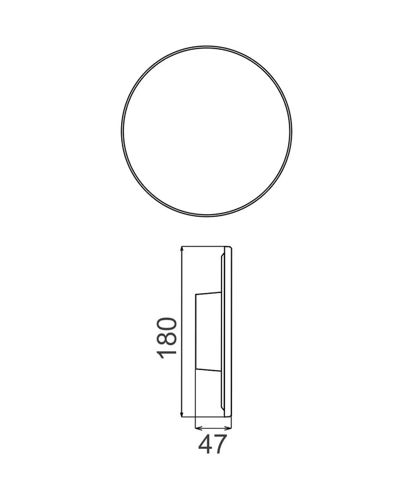 SHADOWTRI: IP65 & IK08 Exterior LED Tri-CCT Round Backlit Wall Lights (Available in Black & White)