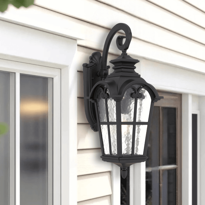 SHELTON: IP44 Exterior Coach Wall Light (Available in Black & White)