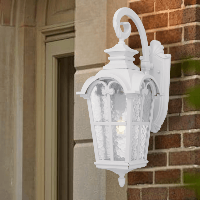 SHELTON: IP44 Exterior Coach Wall Light (Available in Black & White)