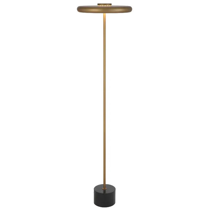 Telbix SISBY: Dimmable LED Floor Lamp (Available in Antique Brass & Brass Matt)