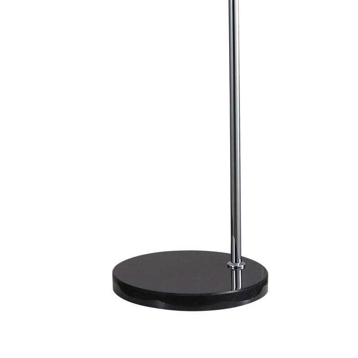MARMO: Arc Floor Lamp with Marble Base - Available in Black, Chrome & Antique Brass)