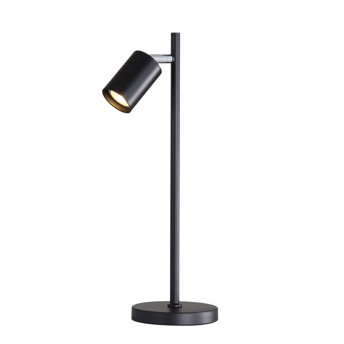 PONTE: Adjustable Desk Lamp (Available in Black, Black/Satin Brass & White/Satin Brass)