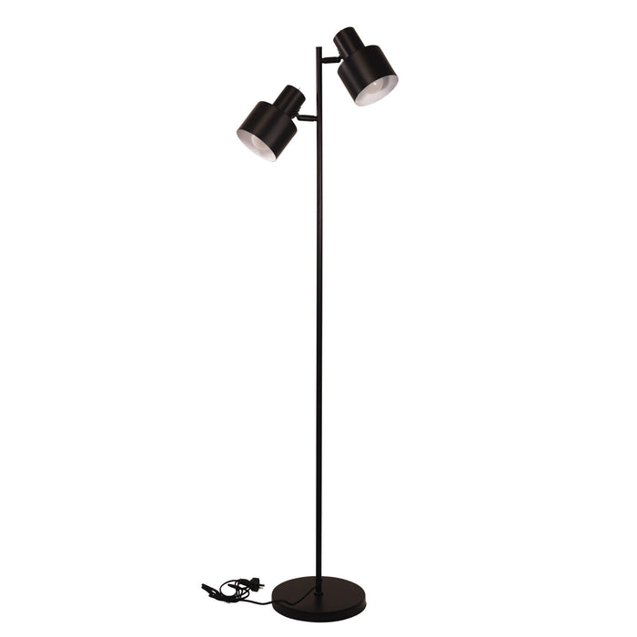 ARI: 2 Light Mid-Century Task Lamp (Available in Black, Black/Brushed Copper & Black/Antique Brass)