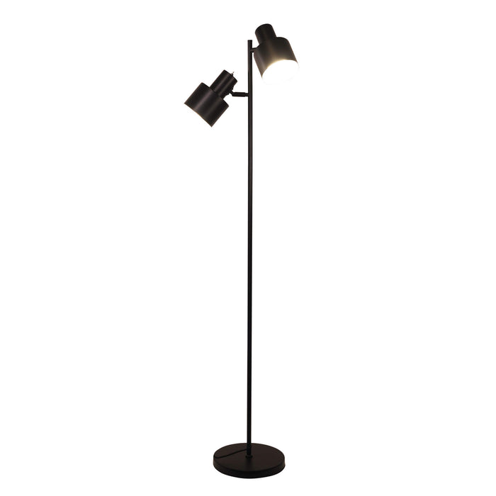 ARI: 2 Light Mid-Century Task Lamp (Available in Black, Black/Brushed Copper & Black/Antique Brass)