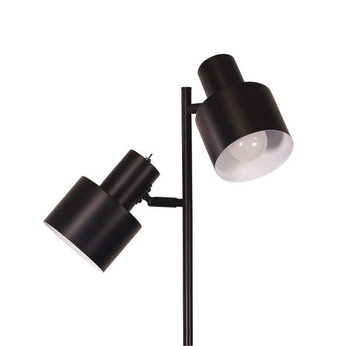 ARI: 2 Light Mid-Century Task Lamp (Available in Black, Black/Brushed Copper & Black/Antique Brass)