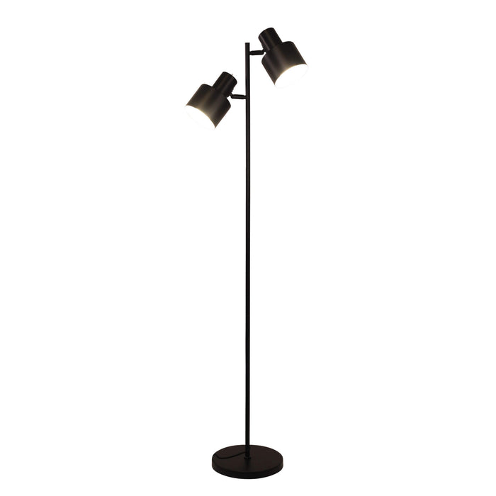 ARI: 2 Light Mid-Century Task Lamp (Available in Black, Black/Brushed Copper & Black/Antique Brass)