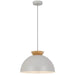 Telbix SOVIN: Grey Scandinavian Metal Dome Pendant Light (Available in 35cm & 25cm)