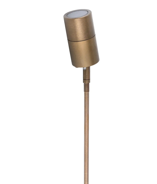 MR16 IP65 Single Adjustable Head Garden Spike Lights (Available in Polished Brass & Aged Brass)