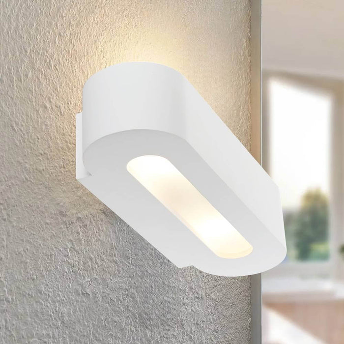 STRATON: White Contemporary Indoor Wall Light