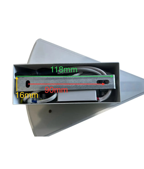 SURAT: City Series Dimmable LED Dual-CCT Interior Triangular Wall Light