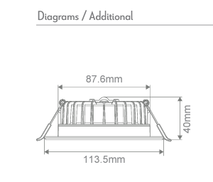 SWAP-STEP: 8W 90mm CRI80 CCT Dimmable Recessed Downlights (Available in White, Black & Satin Chrome)