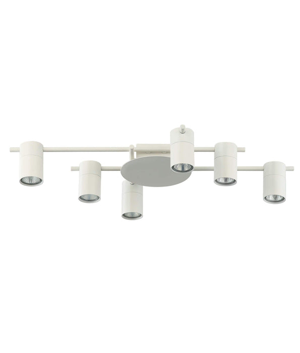 TACHE: IP20 Interior Ceiling Spot Lights with Adjustable White Heads (Avail in 3 Styles)