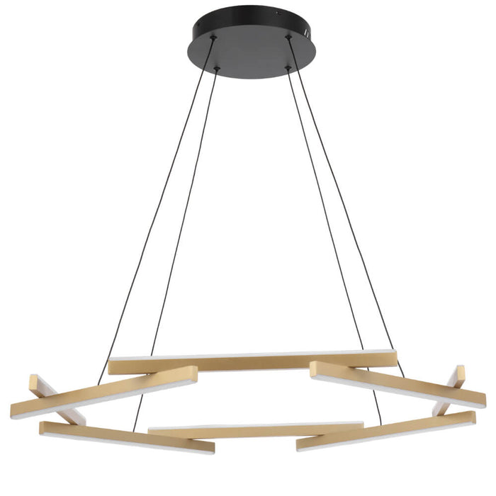 TARSON: 3000k Modern Gold LED Pendant Light