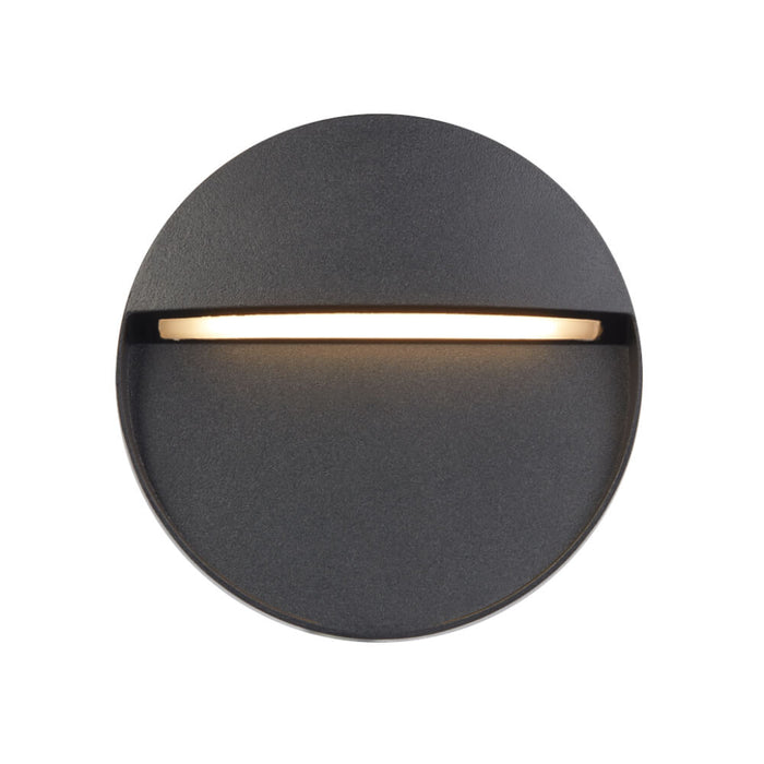 TERIN: Minimalist Round Exterior Step LED Wall Light (Available in Rust, Green & Black)