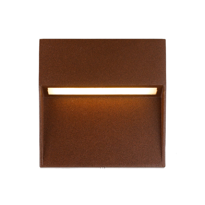 TERIN: Minimalist Square Exterior LED Wall Light (Available in Rust, Green & Black)