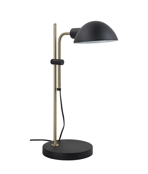 CLA TETTU: Sand Black Adjustable Height Swivel Head Table Lamp