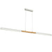 Telbix THORIN: Linear 3CCT LED Integrated Pendant Light (Available in Black & White, 120cm & 180cm))