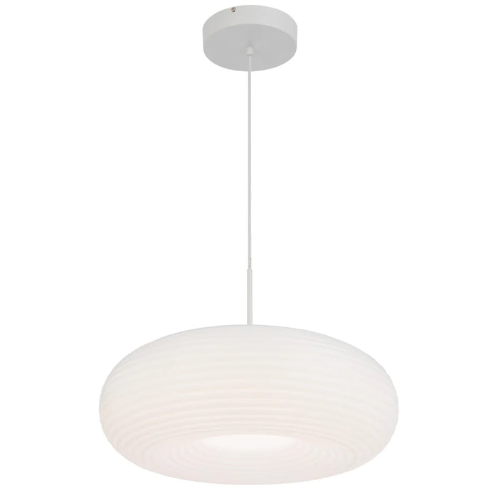 TIFTON: White 3CCT Dimmable LED Pendant Light (Available in 35cm & 50cm)