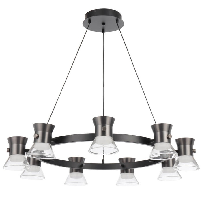 TIPICO: 9 Light LED Pendant (Available Gunmetal & Gold)