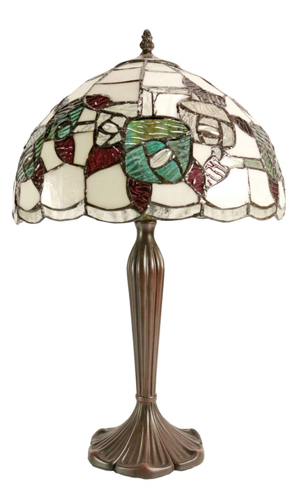 ILONA: Large Tiffany Leadlight Table Lamp