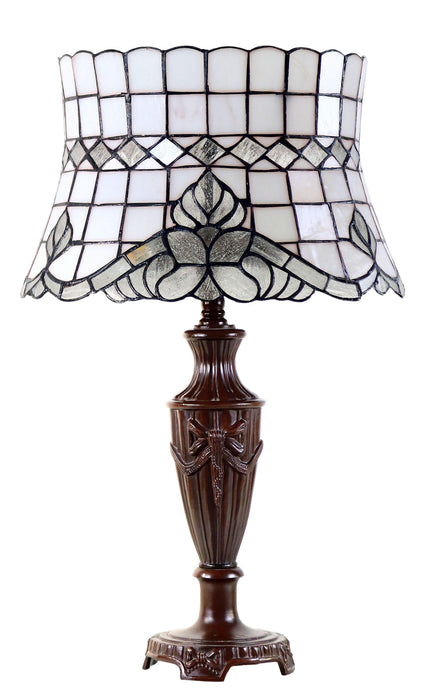 VIENNA: Large Empire Leadlight Table Lamp