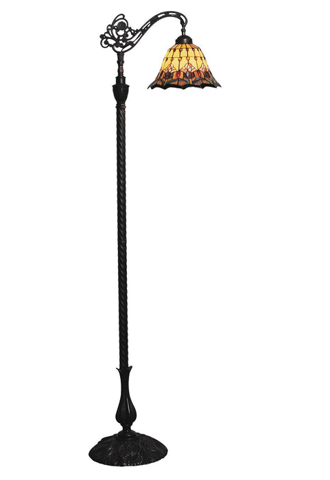 Red Tulip Edwardian Floor Lamp