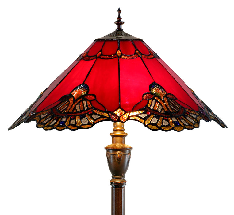 Benita Red Floor Lamp