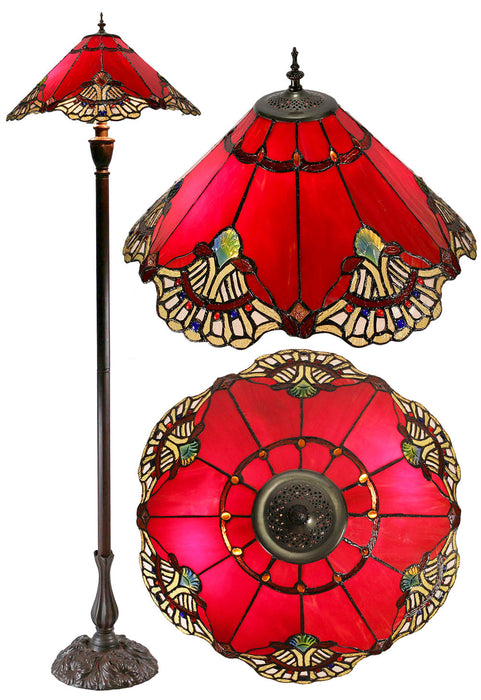 Benita Red Floor Lamp