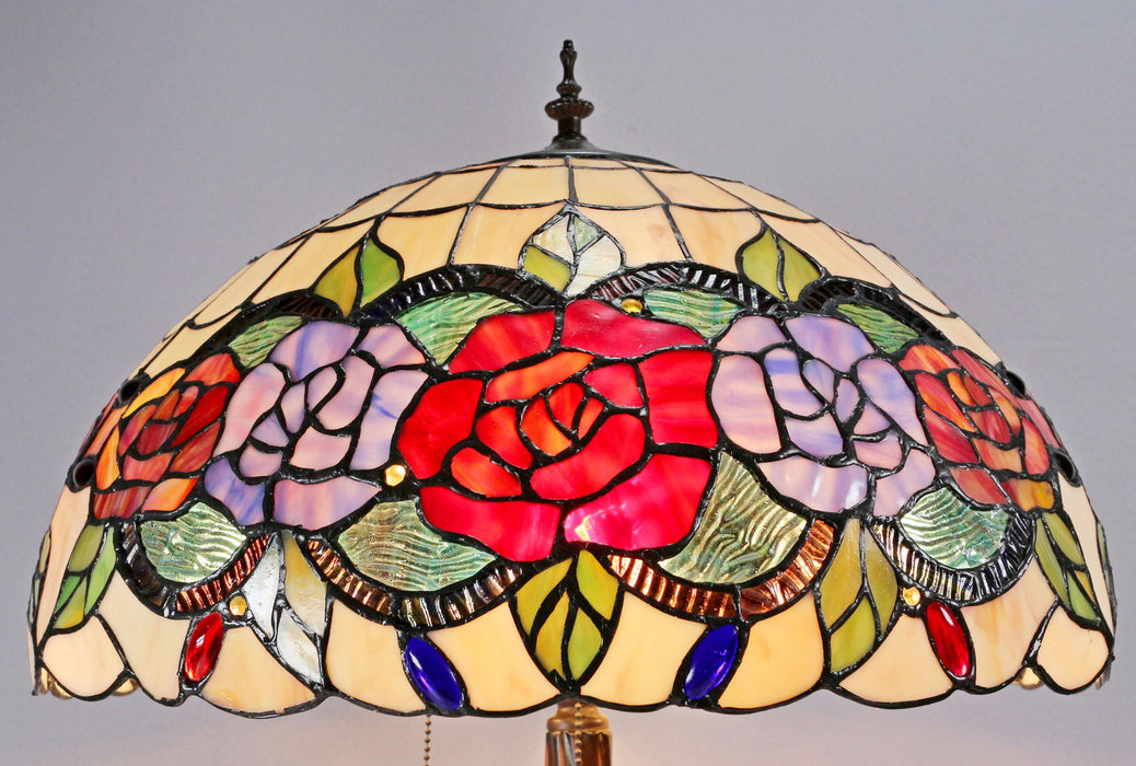 Red Rose Large Floor Lamp