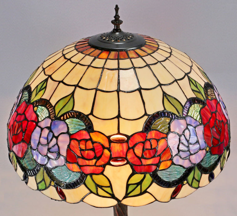 Red Rose Large Floor Lamp