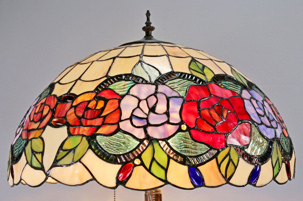 Red Rose Large Floor Lamp