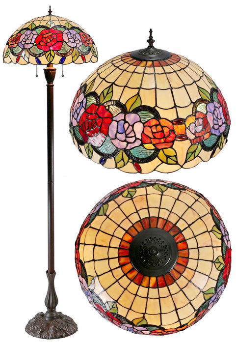 Red Rose Large Floor Lamp