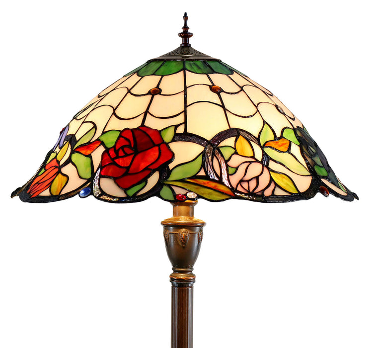 Rose & Dragonfly Floor Lamp