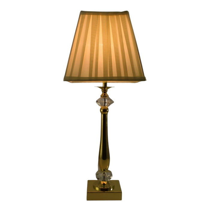 TL4317 Square Base Table Lamp Polished Chrome