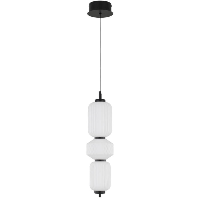 TORSO: Versatile Glass LED Pendant Light (Available in Brass & Black, 3 Light & 5 Light)