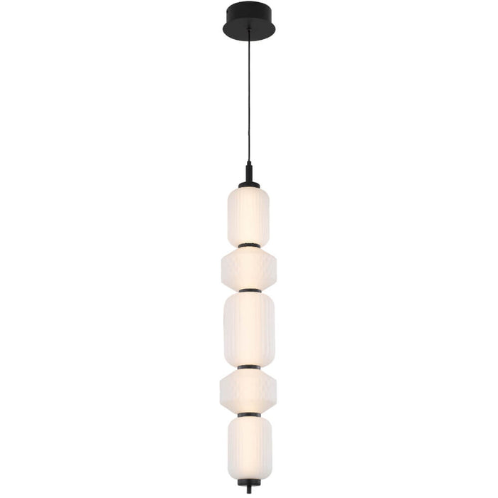 TORSO: Versatile Glass LED Pendant Light (Available in Brass & Black, 3 Light & 5 Light)