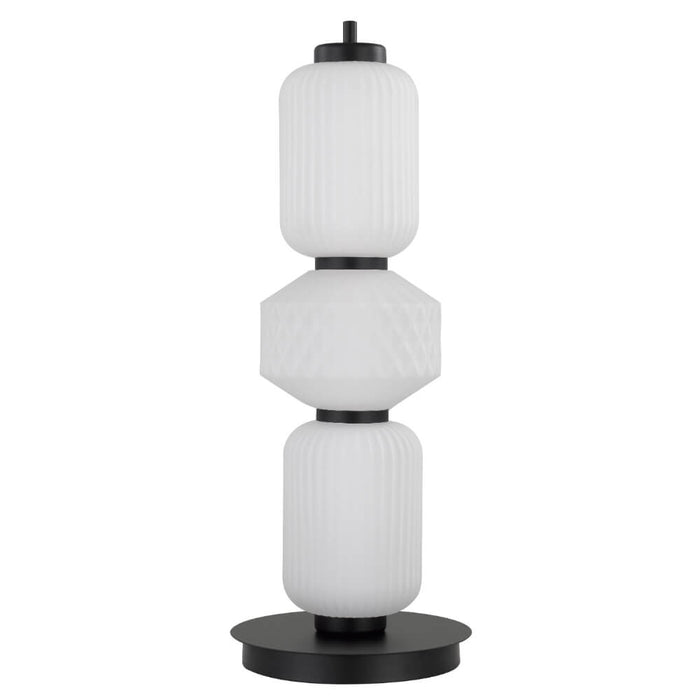 TORSO: Elegant Dimmable LED Table Lamp with Glass Shade (Available in Black & Brass)